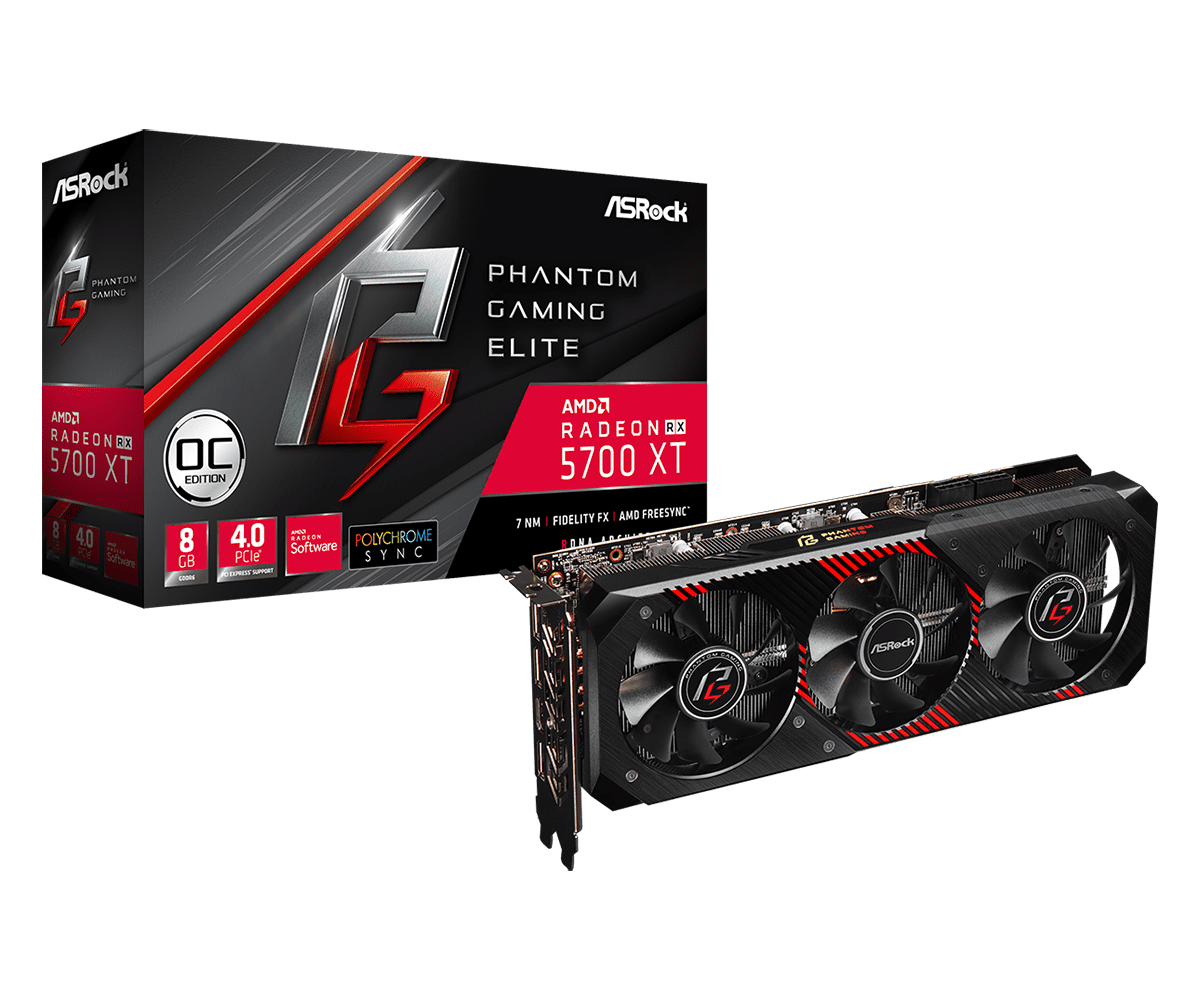کارت گرافیک VGA 5700XT ASROCK 8 GB